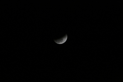 The February 20 lunar eclipse as seen over Sacramento, CA. (Photo ...