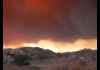 Raw video: Wildfire spreads over hill